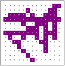 CAÇA- PALAVRAS Word Search